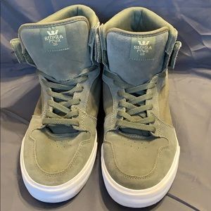 Supra olive green shoes